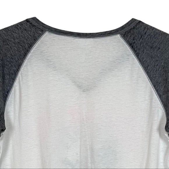 NWOT just be.. NYC Athletic Division Football Style V-notch 3/4 Sleeve T-shirt - Picture 9 of 16